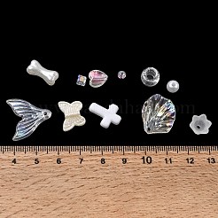 Непрозрачные и прозрачные акриловые бусины&nbsp;SACR-XCP0001-06A