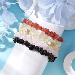 12 set di braccialetti elasticizzati con perline e pietre preziose naturali miste costellazione per donna e uomo&nbsp;BJEW-JB10264-10