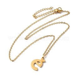 Colliers pendentifs en acier inoxydable 304&nbsp;LS-NJEW-H036-02G-E