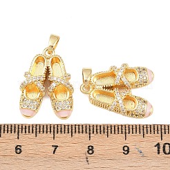Ottone micro spianare pendenti zirconi&nbsp;KK-C248-07G-02