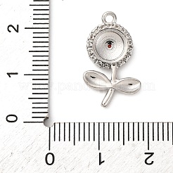 Pendentifs avec zircon cubiques à micro-pavés en laiton&nbsp;KK-I276-04P-05