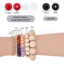 3 стиль непрозрачных акриловых бусин&nbsp;OACR-PH0004-49