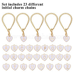 26 Stück 26 Stile Legierung Emaille Tassenanhänger&nbsp;HJEW-GL00003