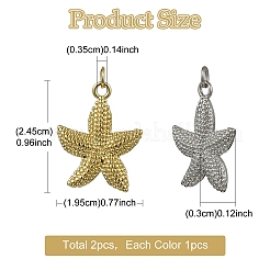 2шт 2 цвета латунные подвески&nbsp;KK-YW0003-84