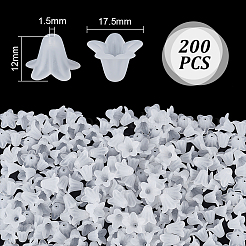 200 шт. Прозрачные акриловые бусины&nbsp;OACR-UN0001-04