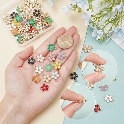 72 шт. 12 цвета экологически чистые подвески из цинкового сплава&nbsp;FIND-PH0002-56