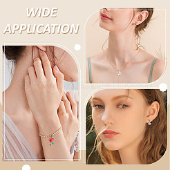 Colgantes de esmalte de aleación 180pcs 6 estilos&nbsp;ENAM-ME0001-70