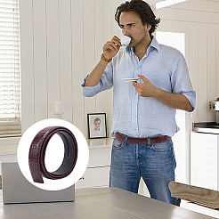 Поясные ремни из коровьей кожи с рисунком под крокодиловую кожу для мужчин&nbsp;AJEW-WH20020-437A