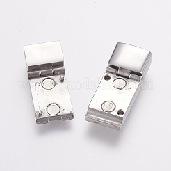 Fermoirs magnétiques en acier inoxydable 304 avec emembouts collées&nbsp;STAS-G136-06P