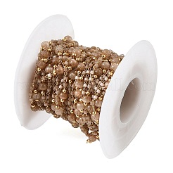 Catene in rilievo di vetro fatti a mano in ottone&nbsp;GL-CBA1C06-01G-03