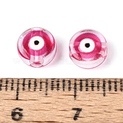 Печатные прозрачные акриловые бусины&nbsp;TACR-T030-22G