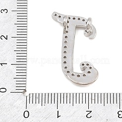 Latón micro pavimenta claro colgantes de circonio cúbico&nbsp;CU-CBA8481-01P-J