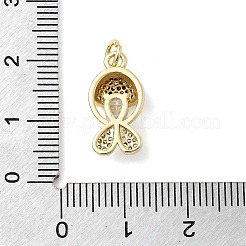 Латунные микро проложить кубического циркония подвески&nbsp;KK-C137-08G