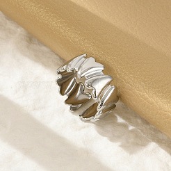 Открытые манжеты из нержавеющей стали 304 для женщин&nbsp;RJEW-G338-19P