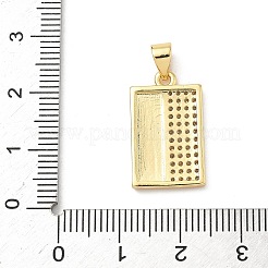 Латунные микро проложить кубического циркония подвески&nbsp;KK-D426-15B-G