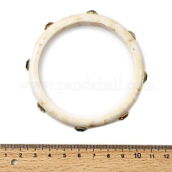 Браслеты из смолы для женщин&nbsp;LS-BJEW-P357-04G