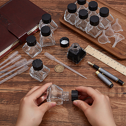 Bouteille d'encre pour stylo plume en verre&nbsp;AJEW-BC0010-69C