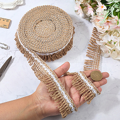 Отделка льняным кружевом&nbsp;OCOR-WH20003-76B