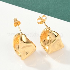 Серьги-гвоздики в форме капли из нержавеющей стали 304 с ионным покрытием (IP)&nbsp;EJEW-K244-18G