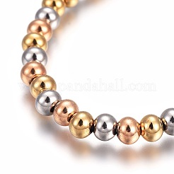 201 эластичный браслет из нержавеющей стали&nbsp;X-BJEW-F363-01M