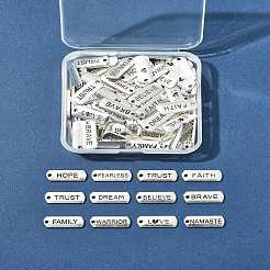 120 шт. 12 стиля тибетского стиля сплава прямоугольные подвески&nbsp;FIND-FS0003-63