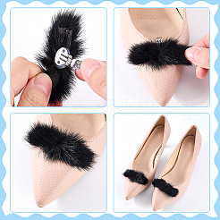 3 Stück Schuhschnallenclips aus Nerz und Eisen&nbsp;HJEW-WR00057
