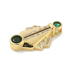 Латунные микро проложить кубического циркония подвески&nbsp;KK-B124-05G-01