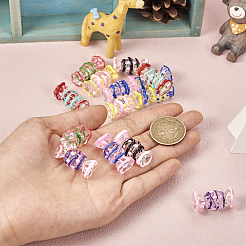 14шт 7 стиля прозрачные акриловые бусины&nbsp;FIND-TA0002-42