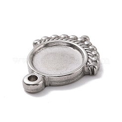 Подвеска-кабошон из не тускнеющей нержавеющей стали 304&nbsp;STAS-E169-10P