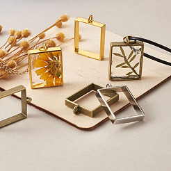 Сплав открытая задняя рамка большие подвески&nbsp;PALLOY-BT0001-02-RS