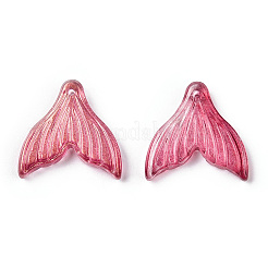 Прозрачный лак окрашенные стеклянные подвески&nbsp;GLAA-S190-009A-06