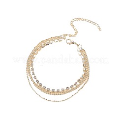 Bracelets de cheville multibrins en alliage de strass&nbsp;WG18F6C-06
