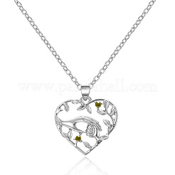 Мама дочь рука об руку семейное сердце сплав кулон ожерелья&nbsp;FS-WG2DA38-05