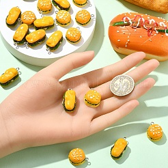 20шт 2 стиля непрозрачные подвески из смолы&nbsp;RESI-YW0003-40