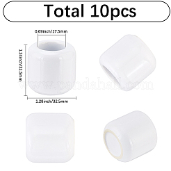 10 pieza de vasos de porcelana para velas&nbsp;AJEW-SC0004-45B