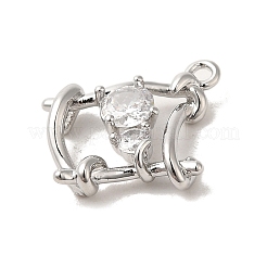 Латунные микро проложить кубического циркония подвески&nbsp;LS-KK-D091-04P