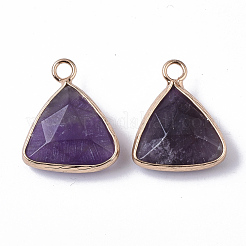 Подвески из натурального аметиста &nbsp;G-S359-029B