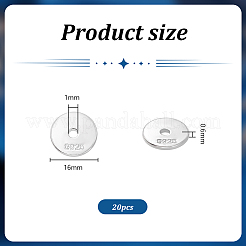 20 шт. 925 бусины-разделители из стерлингового серебра&nbsp;FIND-PH0021-65