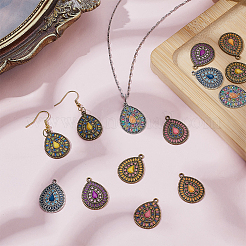 16шт 8 стиля подвески из сплава с эмалью&nbsp;ENAM-PH0002-97