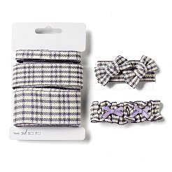 Ruban en polyester imprimé tartan&nbsp;SRIB-C002-01A
