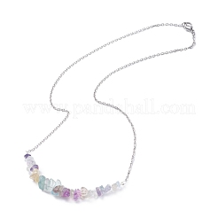 Natürliches Fluorit-Chips-Perlen-Schmuckset&nbsp;SJEW-JS01231-02