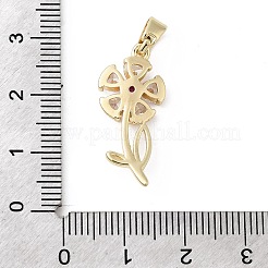 Латунные микро проложить кубического циркония подвески&nbsp;KK-C141-07G-05