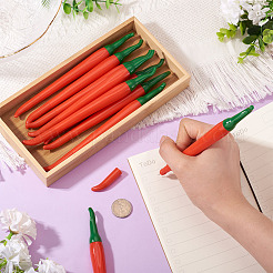 10 шт. пластиковая гелевая ручка в форме перца&nbsp;AJEW-TA0002-42C