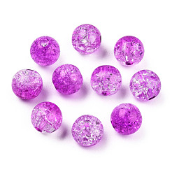 Прозрачных бусин акриловые треск&nbsp;CACR-N002-05B