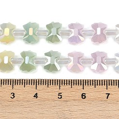 Стеклянные бусины с гальваническим покрытием &nbsp;EGLA-B011-03