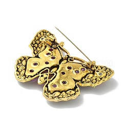 Брошь в виде бабочки из эмалевого сплава&nbsp;JEWB-K018-36AG