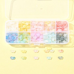 400шт 10 цвета прозрачные акриловые бусины&nbsp;OACR-FS0004-08