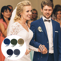 5 stücke 5 farben baumwolle band hochzeit seil für hochzeit&nbsp;HJEW-BC00045