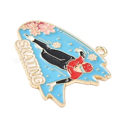 Подвески из спортивного сплава с эмалью&nbsp;ENAM-I074-01G-10