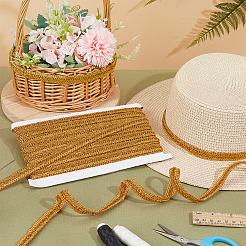 Кружевная лента «сороконожка» из полиэстера&nbsp;OCOR-WH0088-43A-02